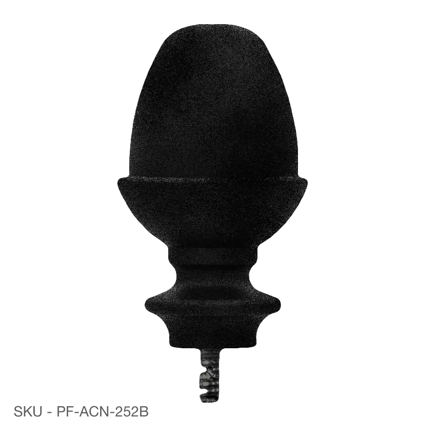 Post Caps Accent Finials - Acorn - Flag