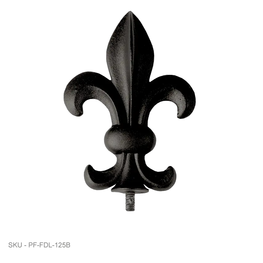 Post Caps Accent Finials - Fleur de Lis