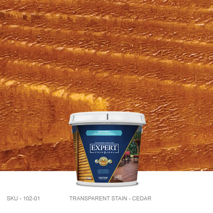 EXPERT Stain & Seal | Transparent Fence, Deck, and Wood Stain & Sealer