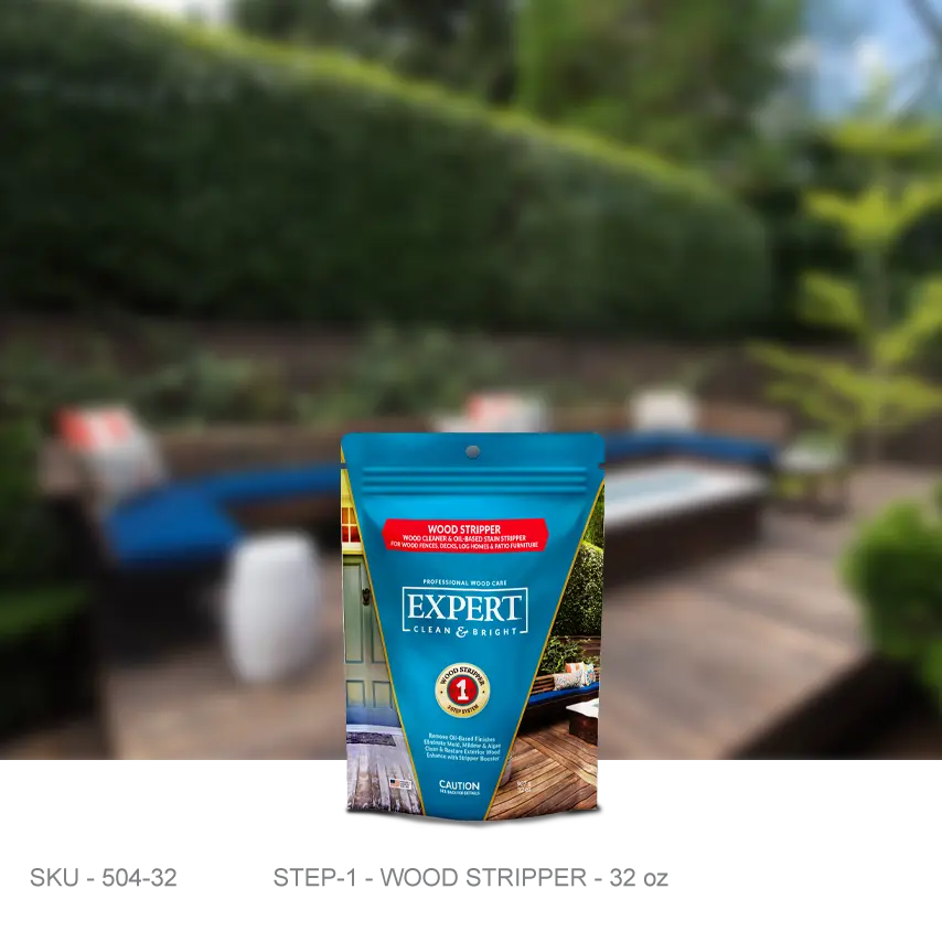 EXPERT Clean & Bright | Wood Stripper: Deck Stain Remover