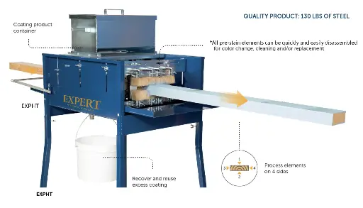 EXPERT Staining Machine for Lumber