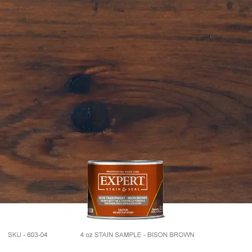 [601-00] EXPERT Stain & Seal | Sample Log & Timber Oil Pack 4oz Whole Set