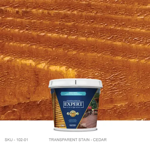 EXPERT Stain & Seal | Transparent Fence, Deck, and Wood Stain & Sealer