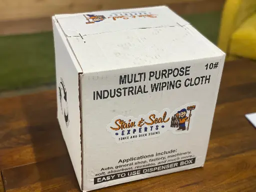 [10lbbox1] Box of Stain Wiping Rags (10LB.)