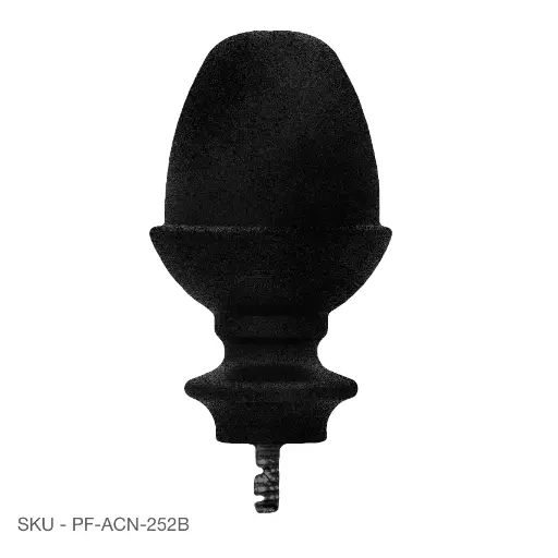 [PF-ACN-252B] Post Caps Accent Finials - Acorn - Flag